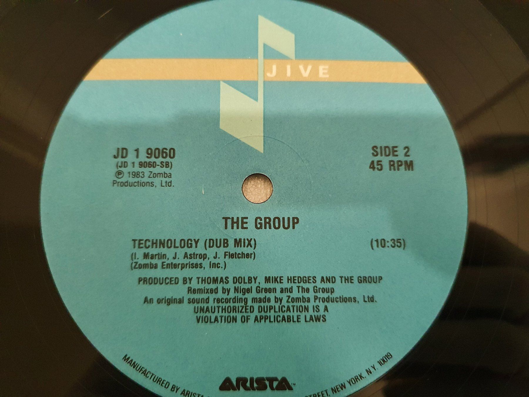 Dischi in vinile: The Group – Technology (Electro, Synth-pop) – Usato da Uster venduto da Vinyl-Leidenschaft 5