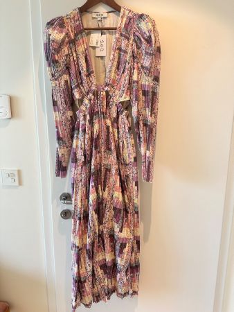 New Sea, long dress, s. XS, with label! Purple print