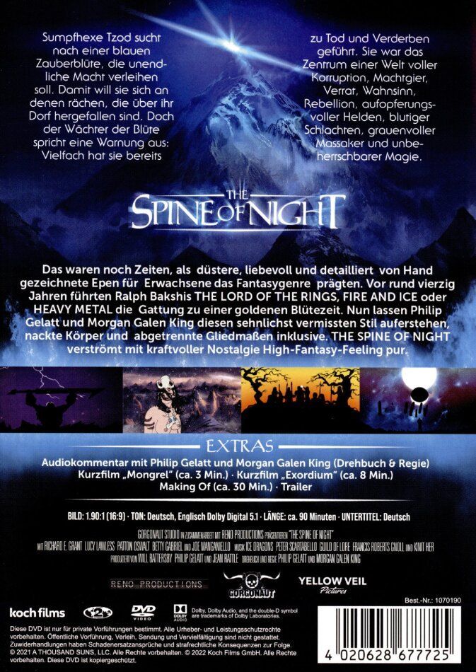 Tutti i DVDs: The Spine of Night – Nuovo (secondo la descrizione) da St.Antoni venduto da Leiasolo 1
