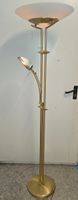 Stehlampe Messing mit Leseleuchte wie neu