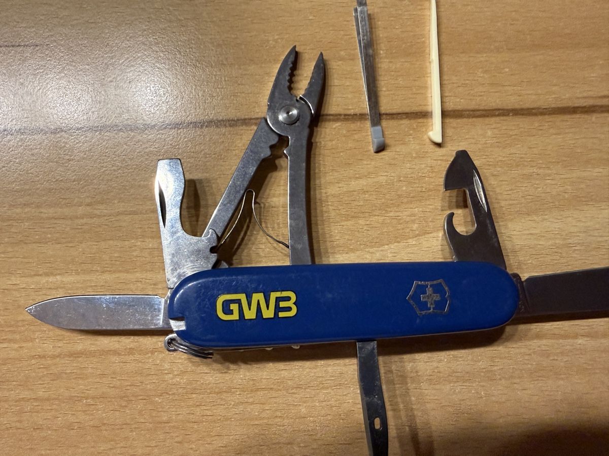 Victorinox Taschenmesser: Sackmesser Victorinix blau – Gebraucht aus Messen von Versber 2
