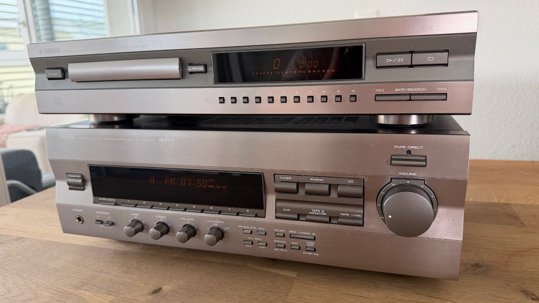 Yamaha Récepteurs: Yamaha Receiver RX-496 RDS & CD-Player CDX-396 – D'occasion à Nänikon par marcusg70