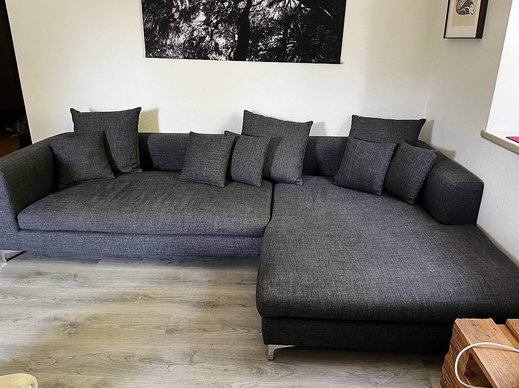 Divani: Ecksofa Anthrazit - Lieferung ZH möglich – Usato da Zürich venduto da Simon_75s6