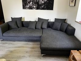 Ecksofa Anthrazit - Lieferung ZH möglich