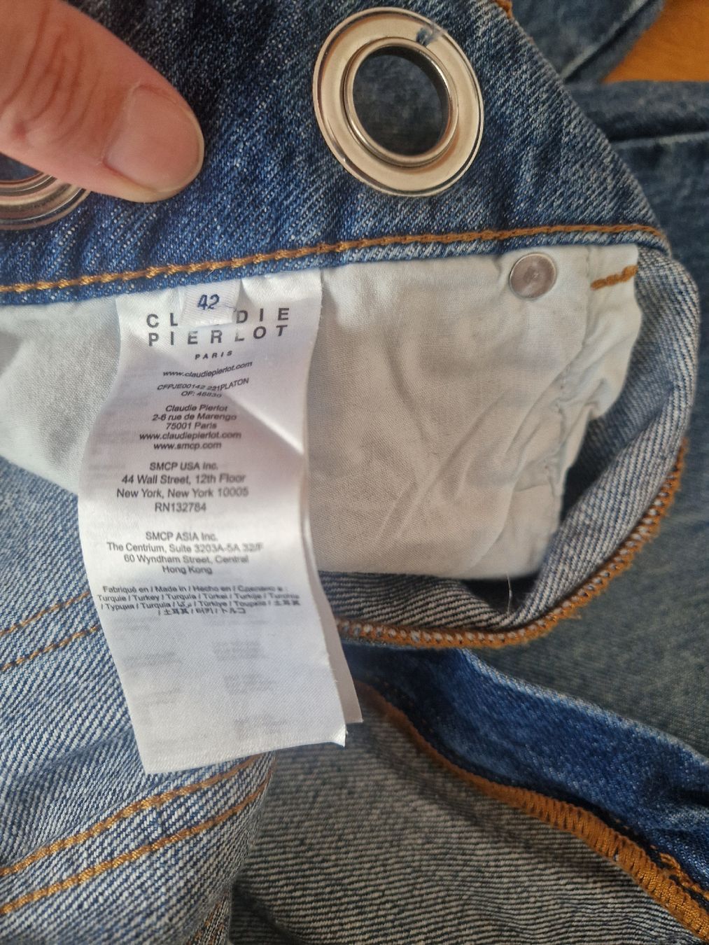 Claudie Pierlot Jeans: Jean Claude Pierlot taille 42, neuf – Nuovo (secondo la descrizione) da Pully venduto da Patriciaeve 2