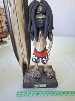 Statuette Rasta Surfeur - Déco d'été originale et unique !