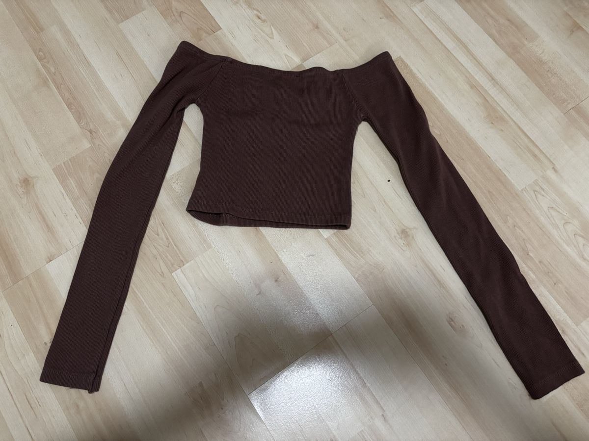 Pull&Bear Top: Top Braun XS/S – Nuovo (secondo la descrizione) da zürich venduto da mapaXXefaboo 1