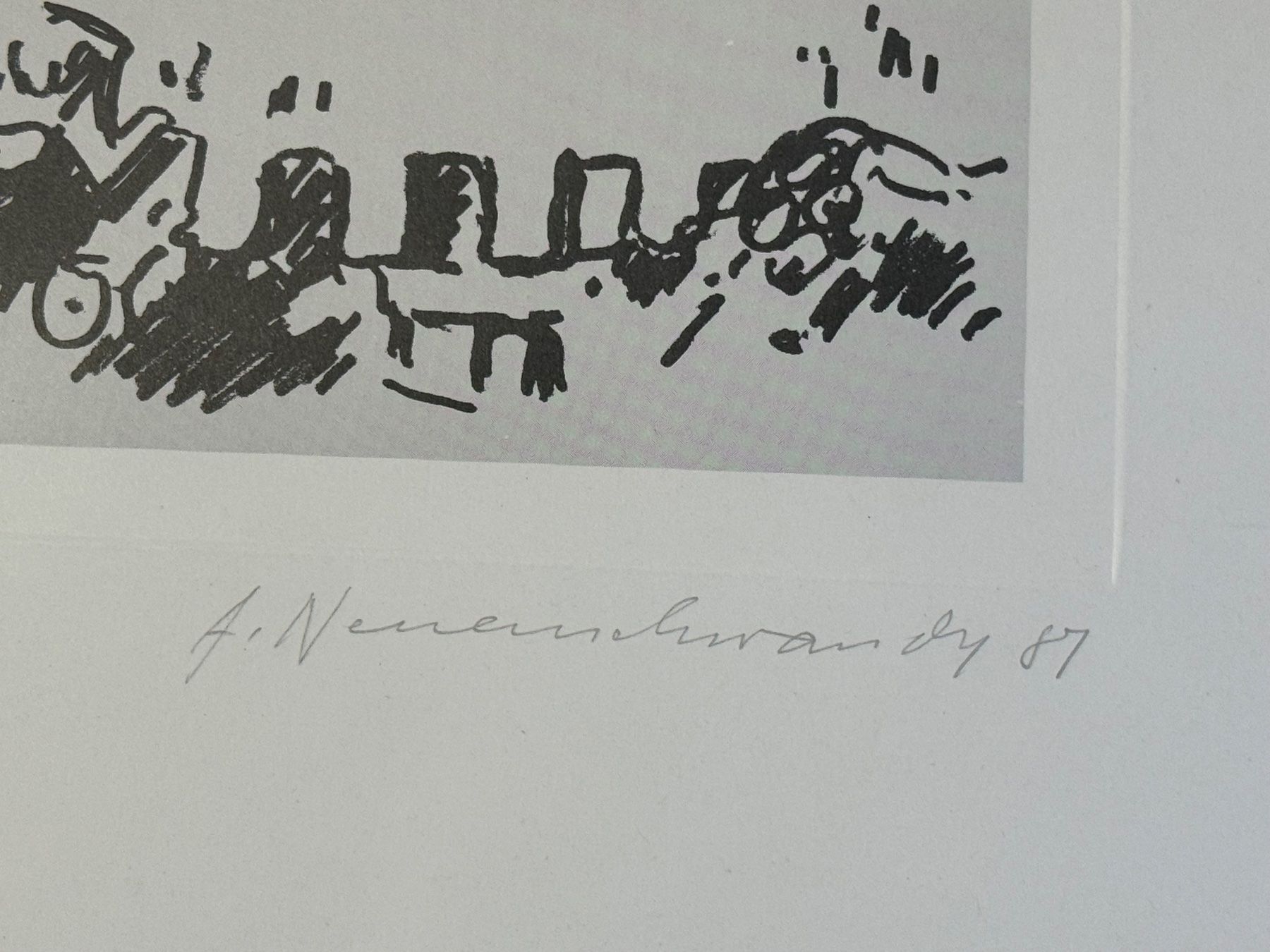 Grafica & Litografie: Albert NEUENSCHWANDER Litho sign – Usato da Bern venduto da Jwpm66 2