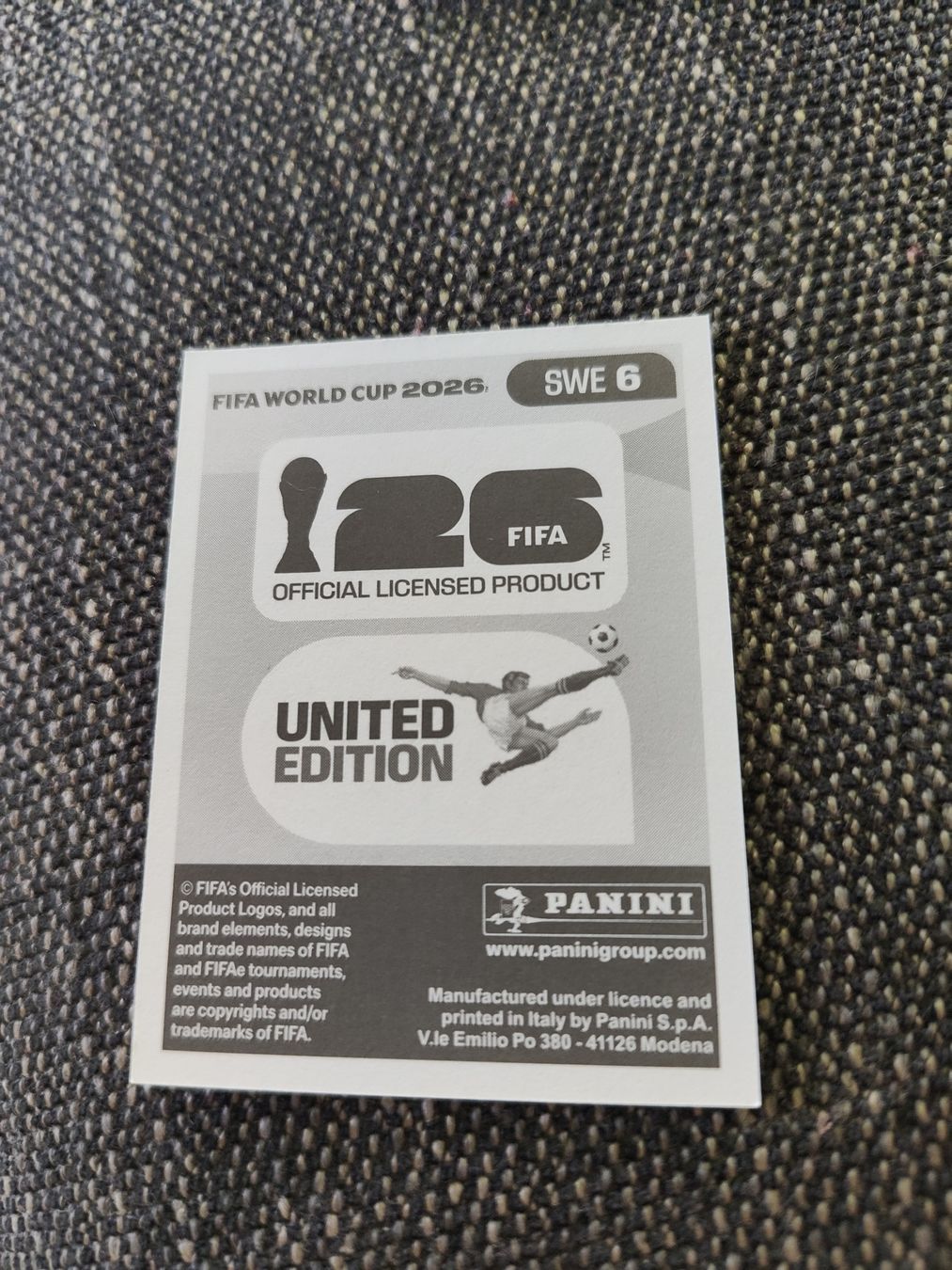 Panini Carte collezionabili: Panini 2026 Wm Swe 6 – Nuovo (secondo la descrizione) da Lieli venduto da Maholo 1