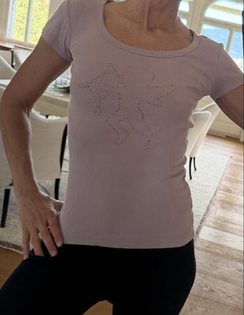 Esprit T-Shirt Strass Cupido Gr. XS Eros Engel
