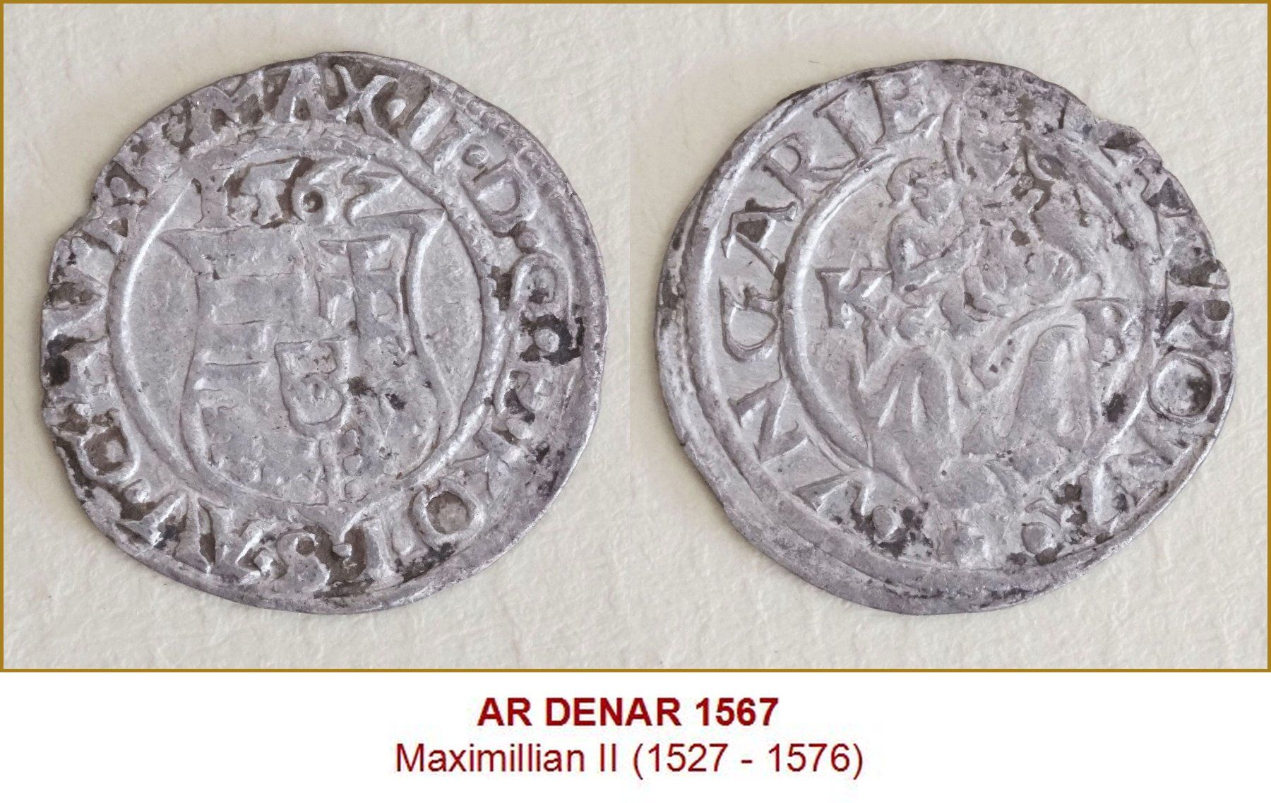Tutti le monete: AR Denar 1567 – Usato da Flamatt venduto da samowarow