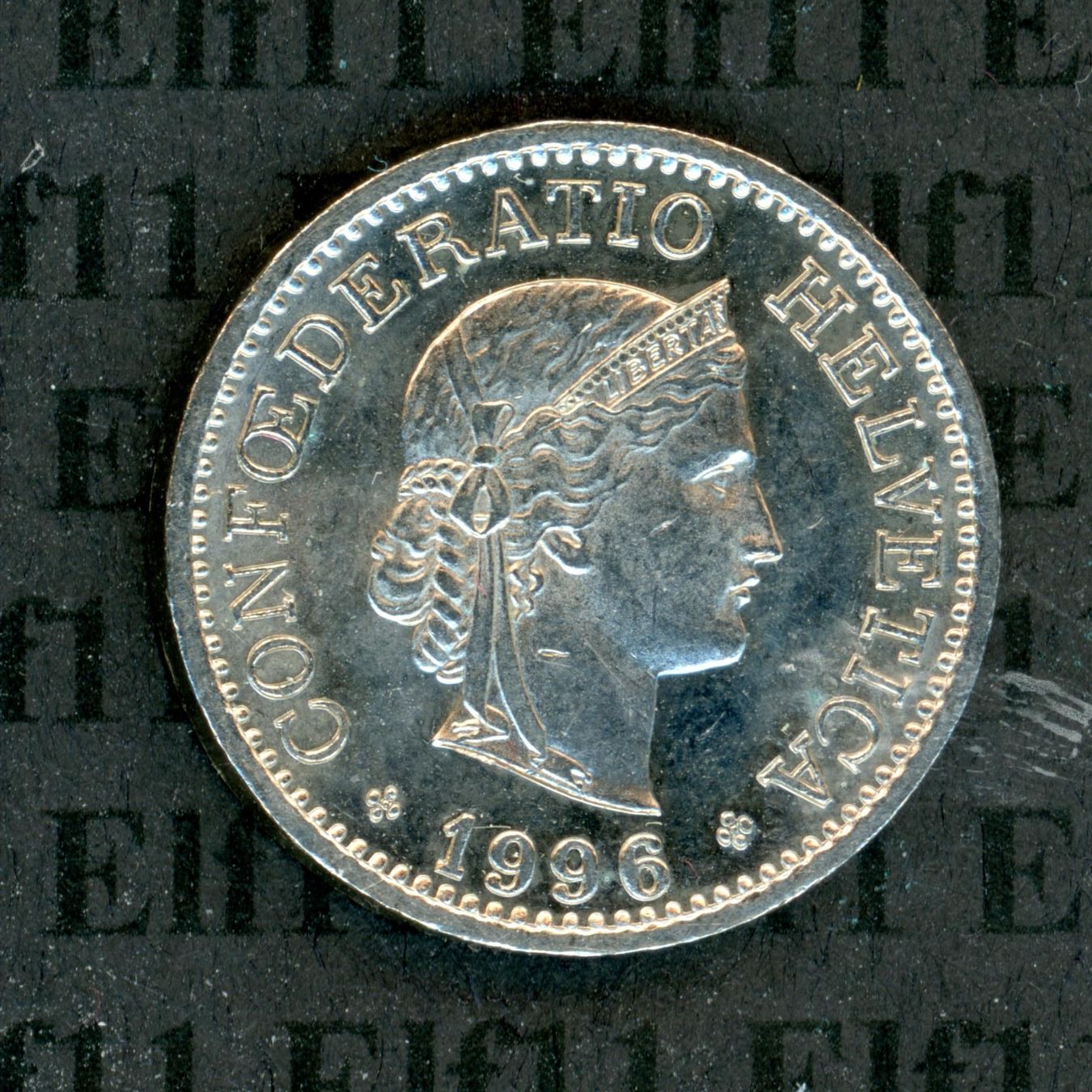 Tutti le monete: CHF___0.10 1996 vz 10 Rappen – Usato da Widnau venduto da Elf11