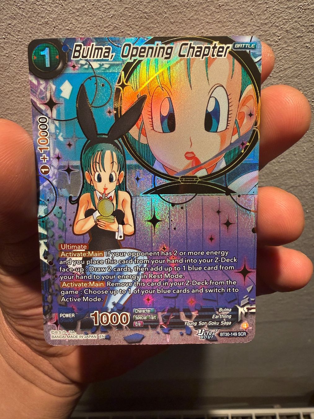 Bandai Carte collezionabili: Dragonball Bulma, Opening Chapter SCR BT30-149 – Nuovo (secondo la descrizione) da Schaffhausen venduto da Homeworx 1