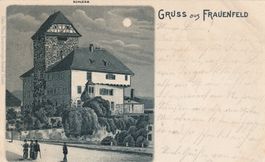 Alte Ansichtskarte Schloss Frauenfeld gute Frankatur mit ...
