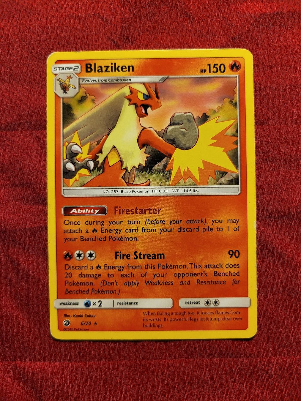 Pokémon Sammelbilder & Trading cards: Blaziken 06/70 (EN) – Gebraucht aus Grindelwald von lego9