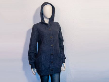 Possum Damen Kapuzenjacke denim S