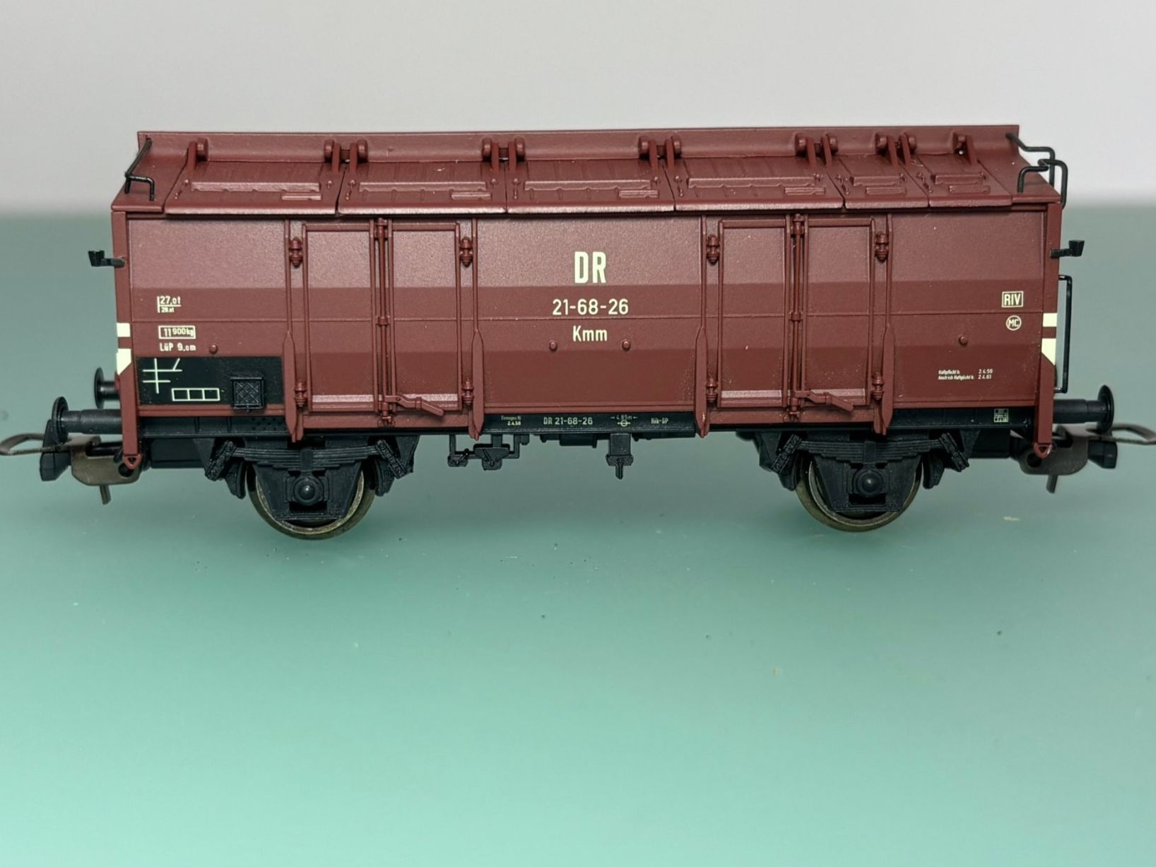 Piko Modellini di ferrovie: DR speziell Klappdeckelwagen Kmm21 – Nuovo (secondo la descrizione) da SION venduto da pef999 4