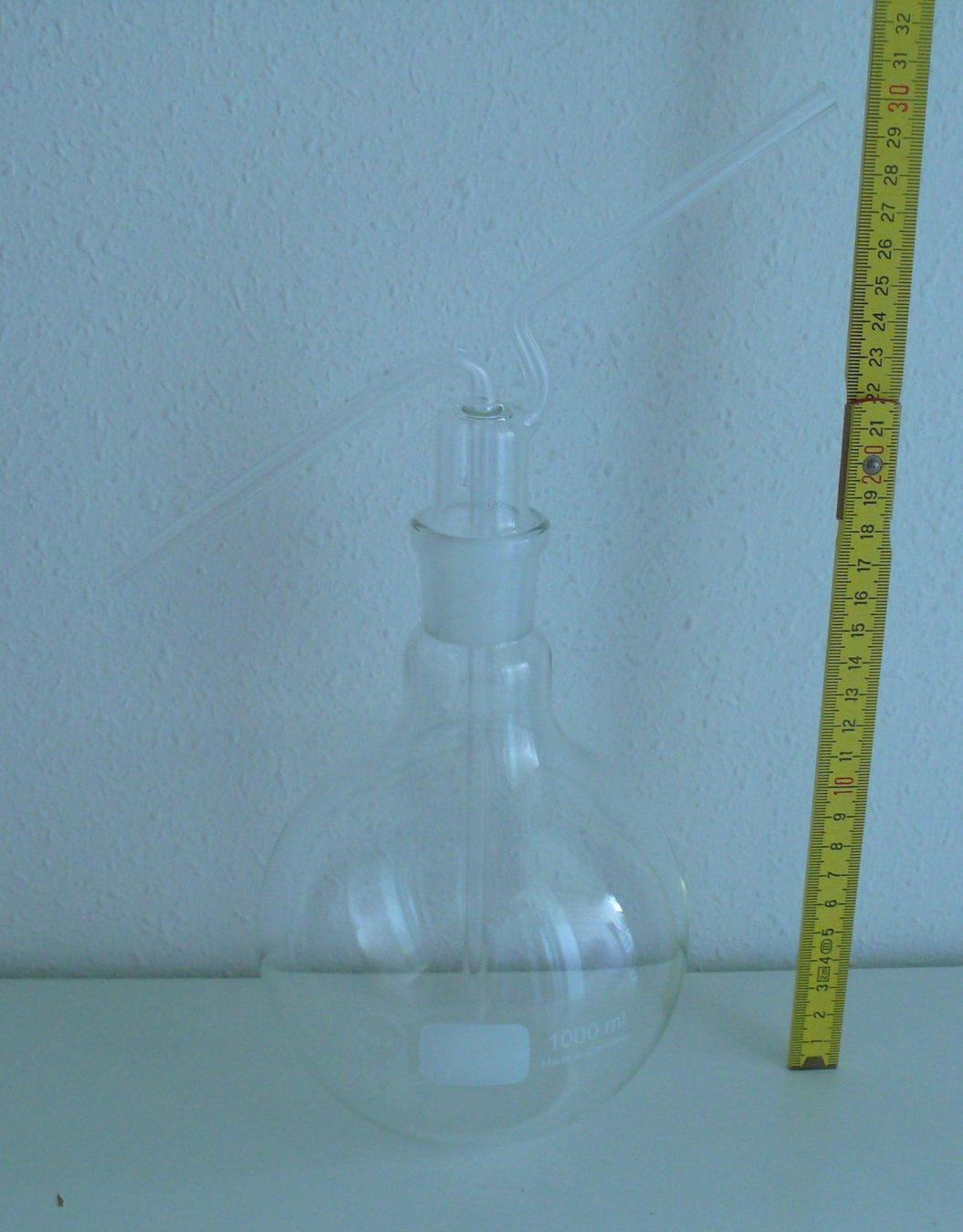 Bicchieri: Spritzflasche aus Glas oder Gaswaschflasche 1 L – Nuovo (secondo la descrizione) da Birmenstorf AG venduto da tritonius