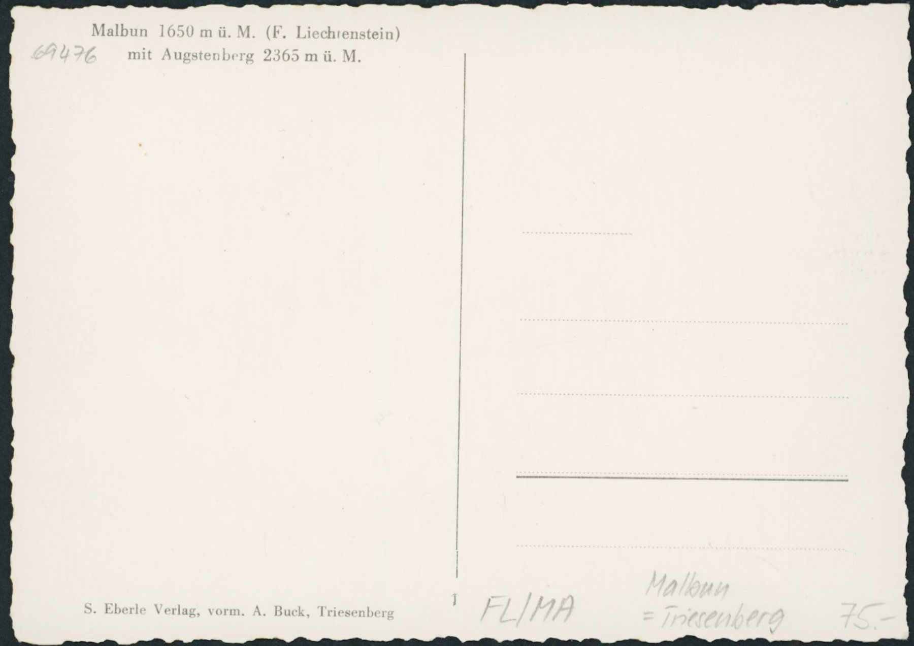 Cartoline postali: FL Malbun - Triesenberg – Nuovo (secondo la descrizione) da Schindellegi venduto da dolpitz 1