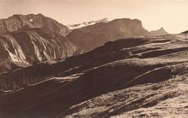 Lenk BE Abend am Haslerberg Alpen Panorama