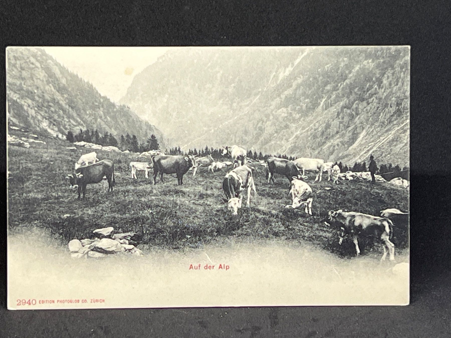 Ansichtskarten: Ansichtskarte: Auf der Alp – Gebraucht aus Widnau von Brusi9