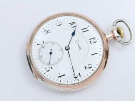 Zenith Taschenuhr 800 Silber