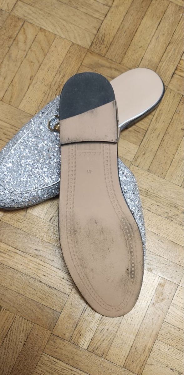Scarpe da donna: Mules glitzer silber – Nuovo (secondo la descrizione) da Zürich venduto da alv_pqz2 1