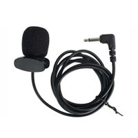 Mikrofon mit Clip für Autoradio 3.5 mm PC Handy 2 Meter