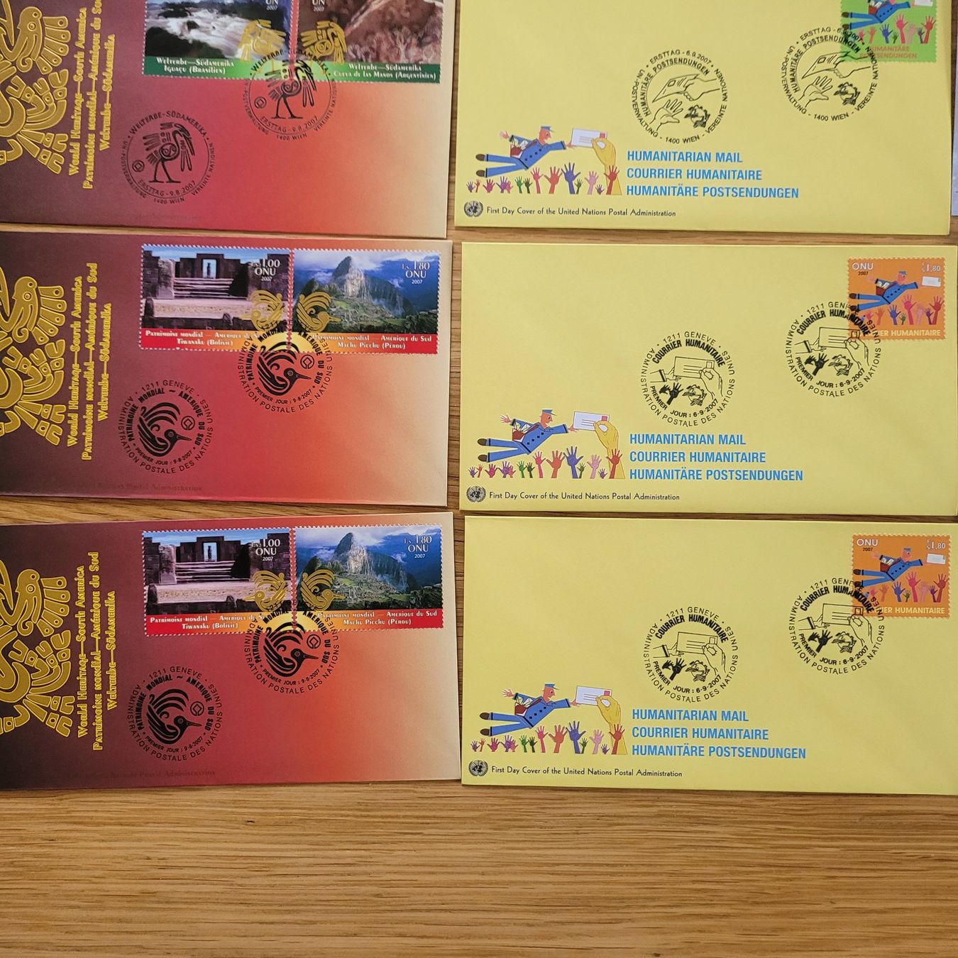Tous les timbres: Los Mit FDC uno ONU – D'occasion à Biel/Bienne par Destockweb 2