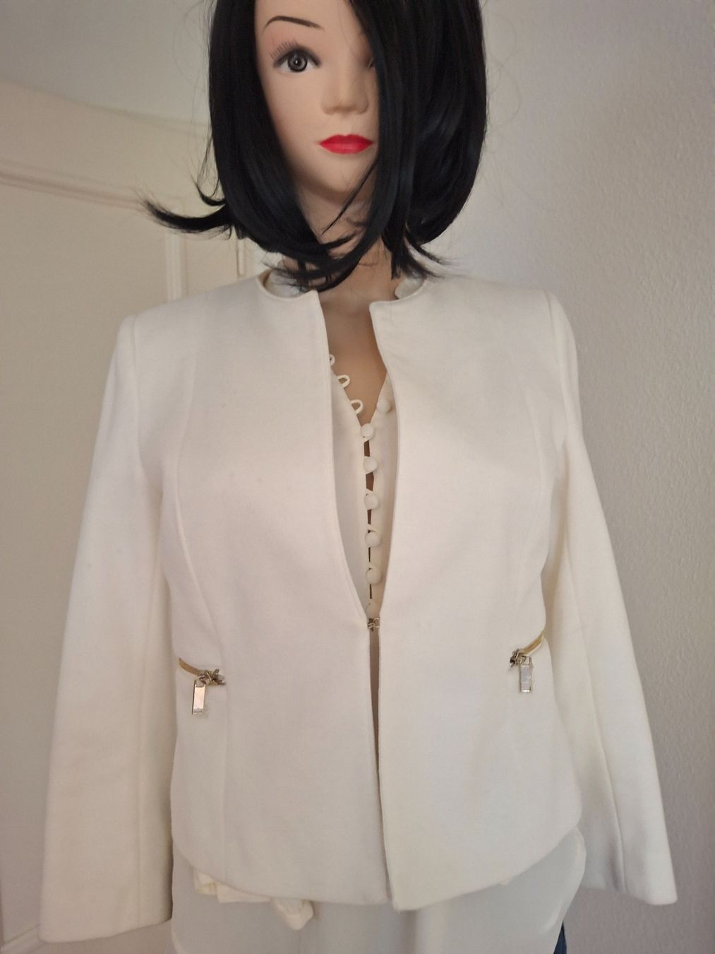 Giacche: Blazer, 3/4 Ärmel, Creme, Gr XS – Usato da Zürich venduto da gab_7jvq 2