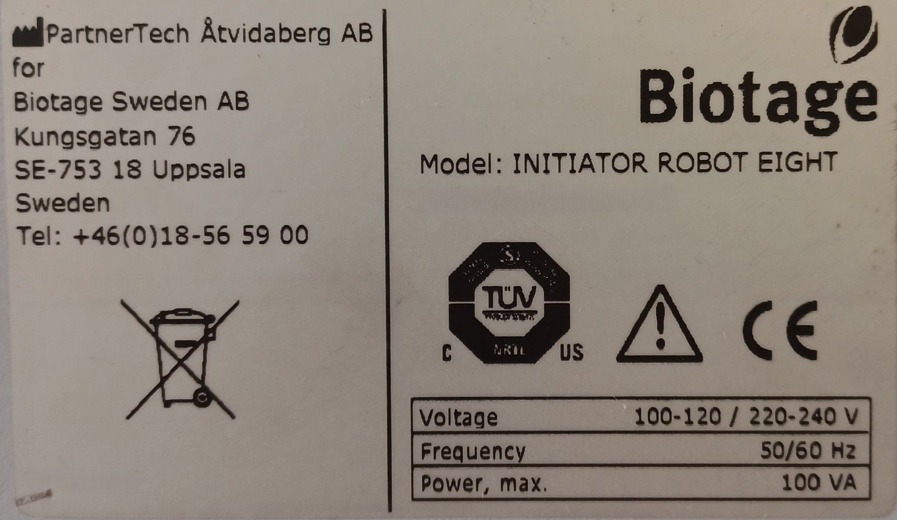 Laborzubehör: Biotage Initiator EXP EU & Robot Eight Microwave reactor – Defekt aus Niederdorf von LeptonAG_Labor 8
