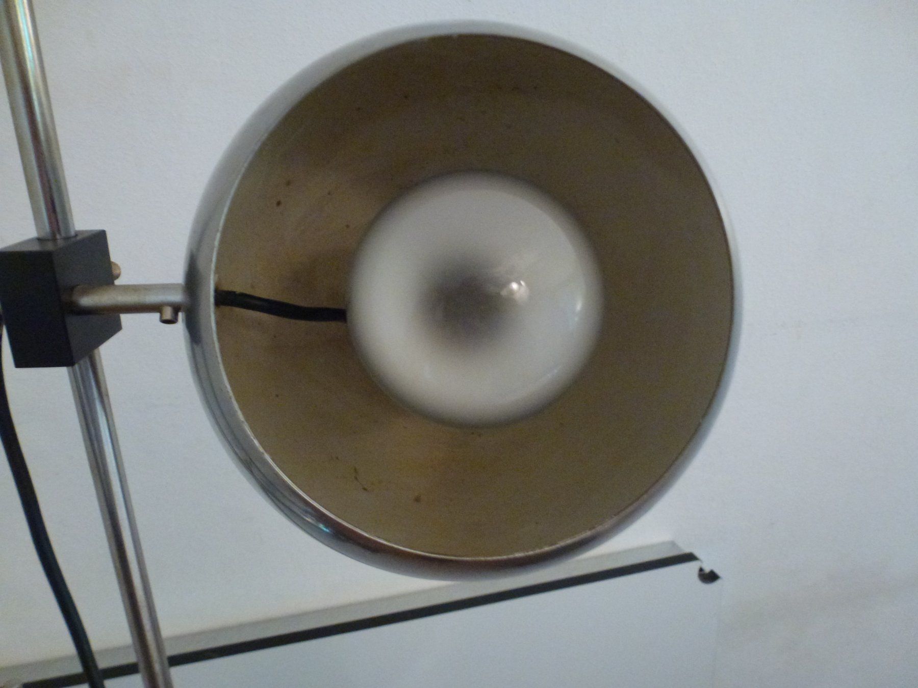 Lampade: Vintage Stehlampe mit Chromkugeln – Usato da Zürich venduto da Luftibus01 4