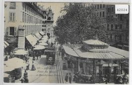Geneve - Place du Molard et Marche aux Fleurs (beschnitten)