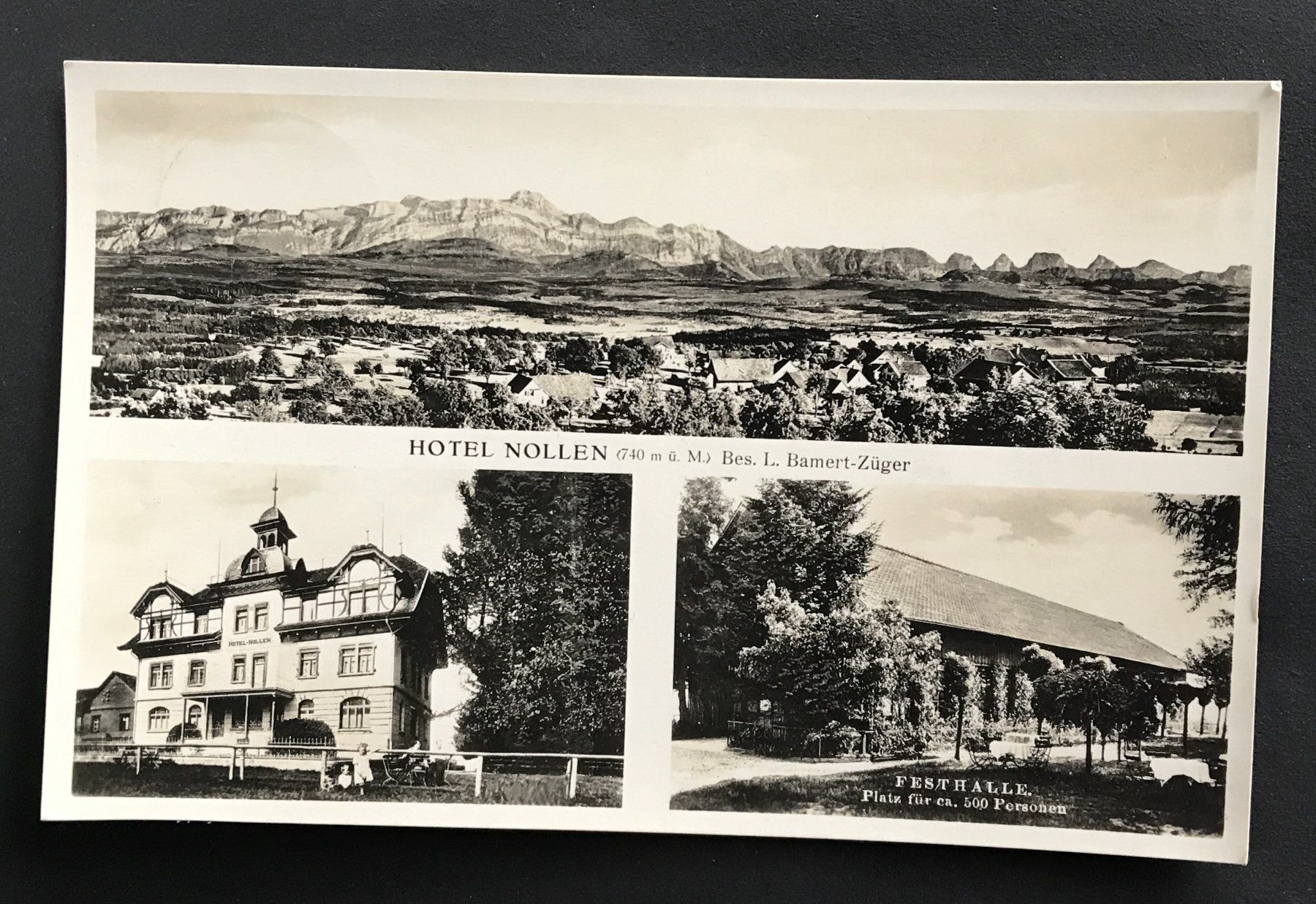Cartoline postali: ALTE ANSICHTSKARTE HOTEL NOLLEN – Usato da Ostermundigen venduto da wini63