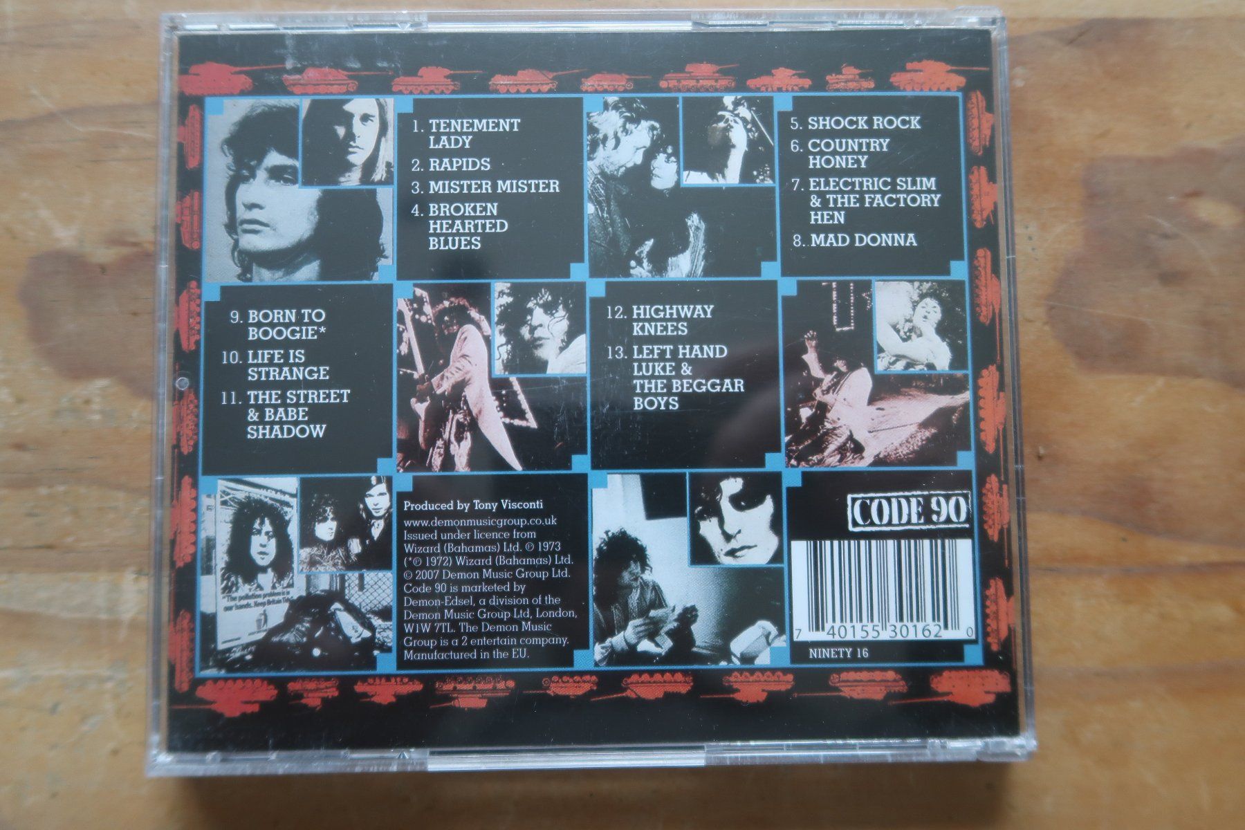 CD: T. REX - TANK - REMASTERED CD – Usato da Basel venduto da Patiscat 1