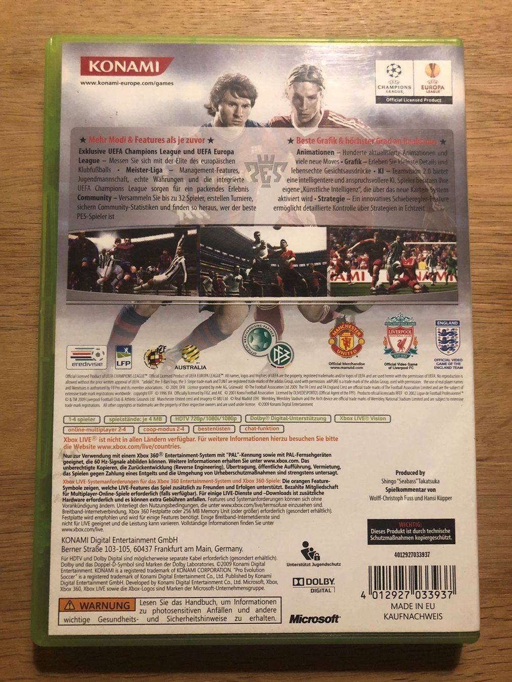 Microsoft Spiele: Pro Evolution Soccer 2010 für Xbox 360 – Gebraucht aus Kestenholz von Dickies09 1