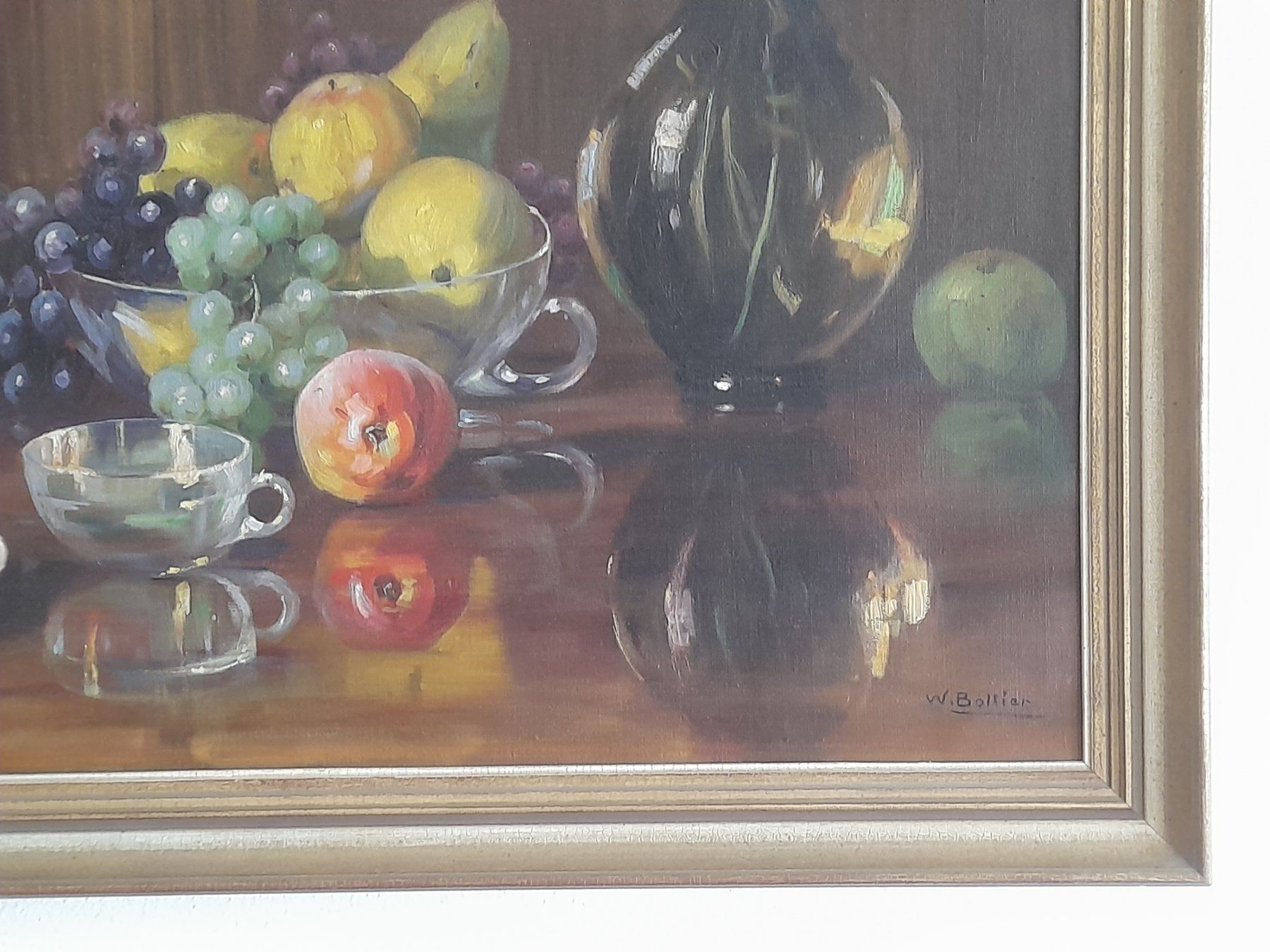 Dipinti: Walter Bollier   Blumen/Früchte-Stillleben – Usato da Thun venduto da Treff.....e 4