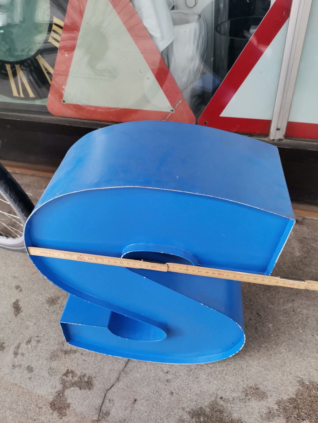 Toutes les décorations: Werbebuchstabe S, Blechbuchstabe S, S, Buchstabe S, Werbung – D'occasion à Wiedlisbach par materialkreislauf 5