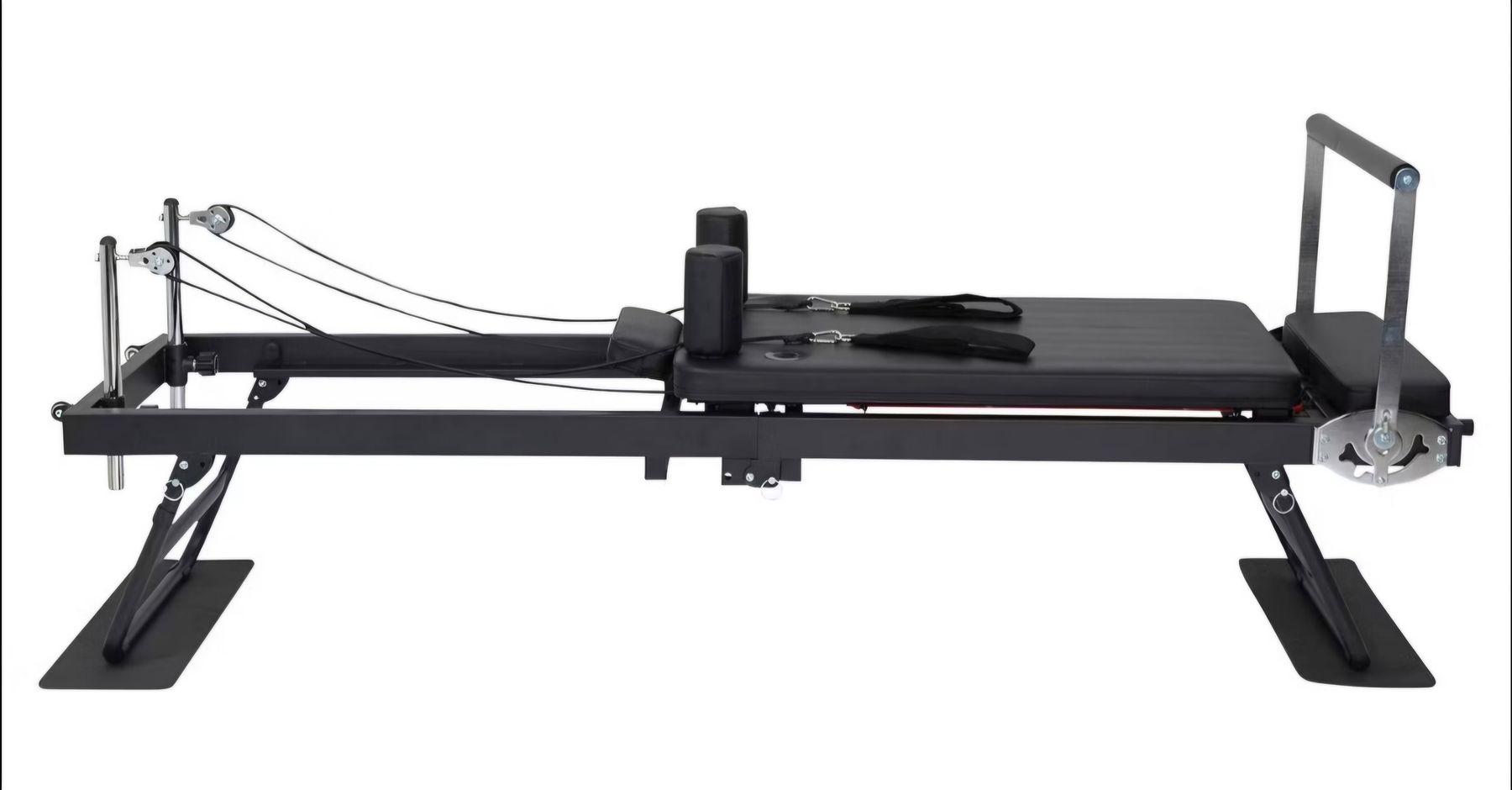Aldi Hometrainer: Pilates Reformer Studio Gerät schwarz neuwertig – Gebraucht aus Heiligkreuz (Mels) von sommerluft
