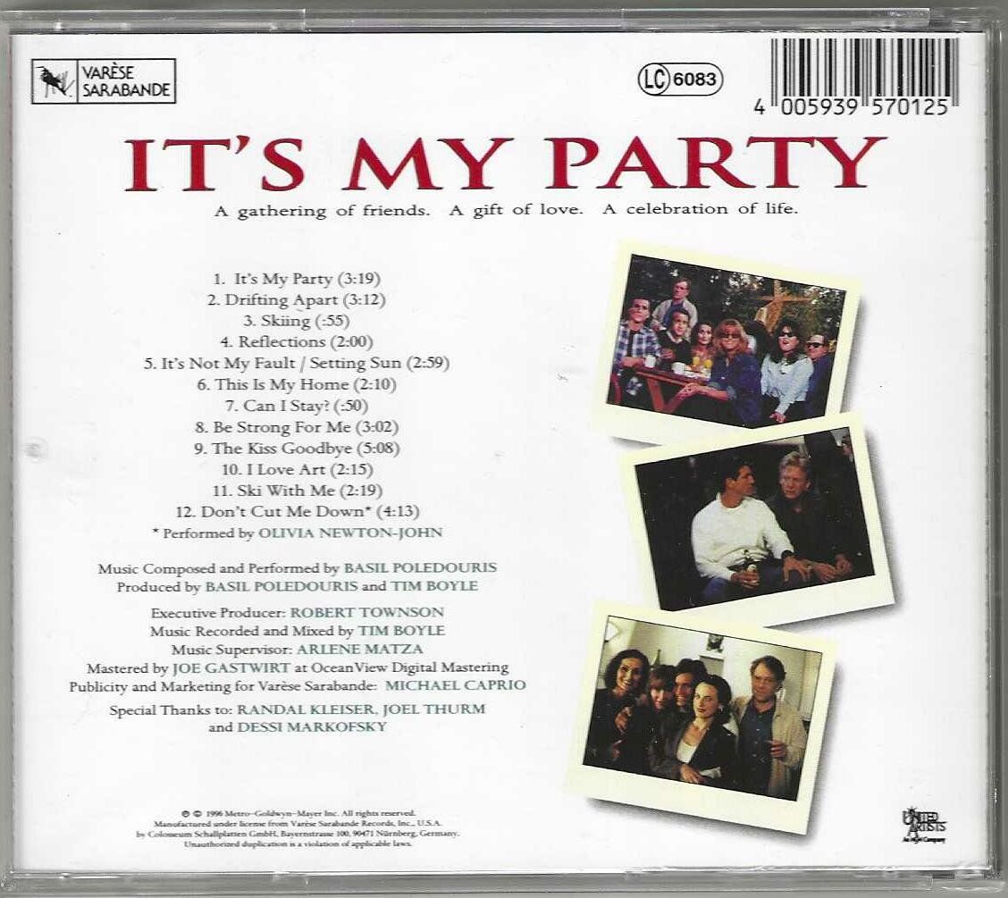 CDs: Basil Poledouris - It's My Party – Gebraucht aus Genève von CDLPBookS 1