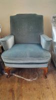 Polstersessel 2er Set hellblau blau