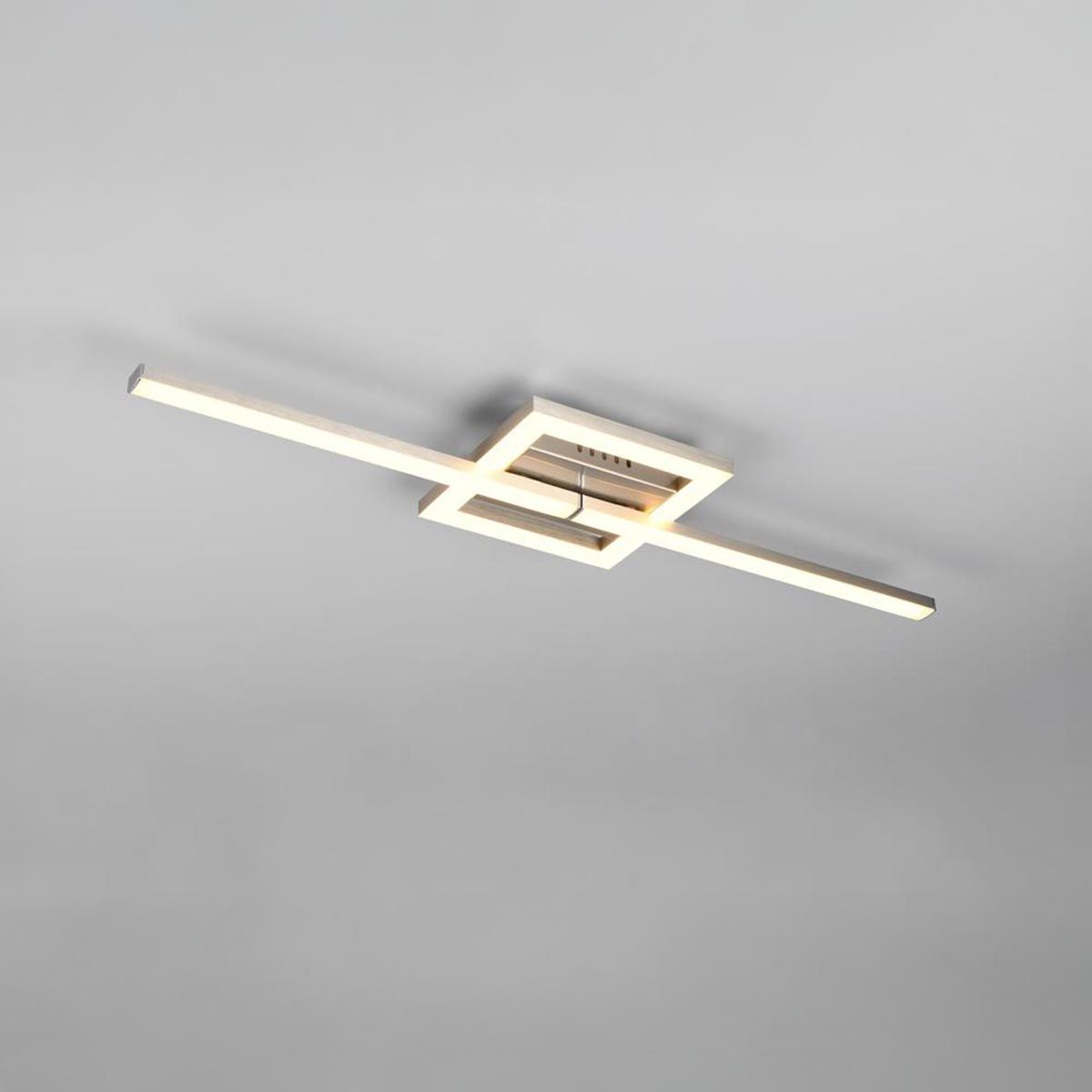 Kronleuchter & Deckenlampen: LED Deckenleuchte, Nickel, 55 cm x 16 cm – Neu (gemäss Beschreibung) aus Kreuzlingen von Smart-Light 4