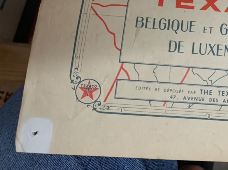 Cartine & Atlanti: Belgio e Lussemburgo - "Texaco" – Usato da Sorengo venduto da 74in 3