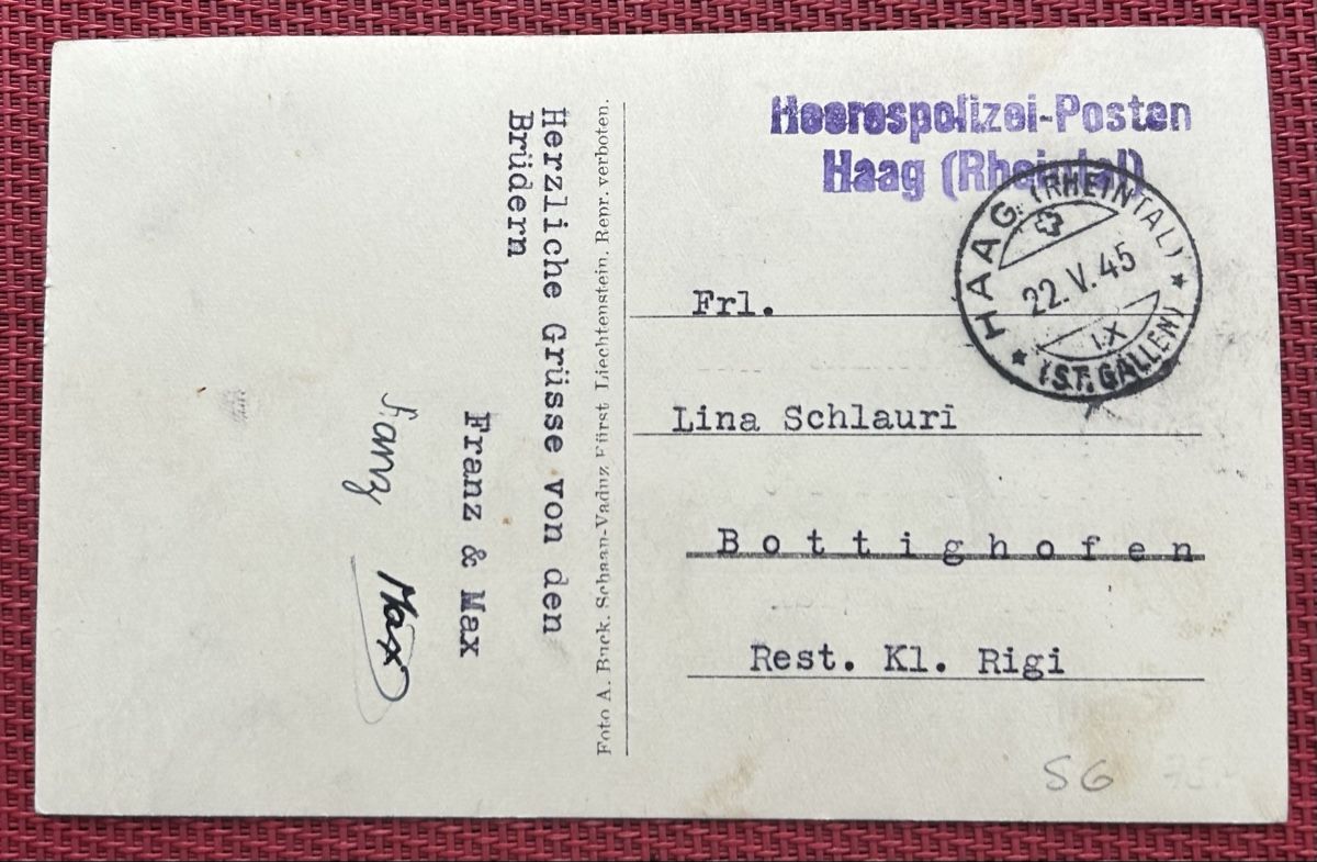 Cartoline postali: Hochwasser Bendern 1927 – Usato da Horw venduto da Tellbub 1