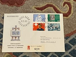 CH FDC  Einschreiben 1965