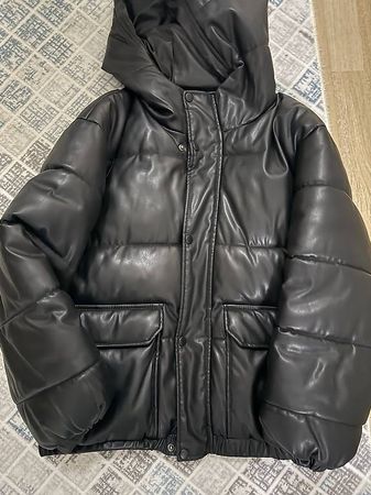 Winterjacke  Leder von ZARA 