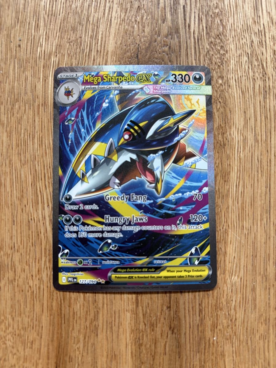 Pokémon Carte collezionabili: Mega Sharpedo 127/094 ENG – Nuovo (secondo la descrizione) da Celerina venduto da vyn_90