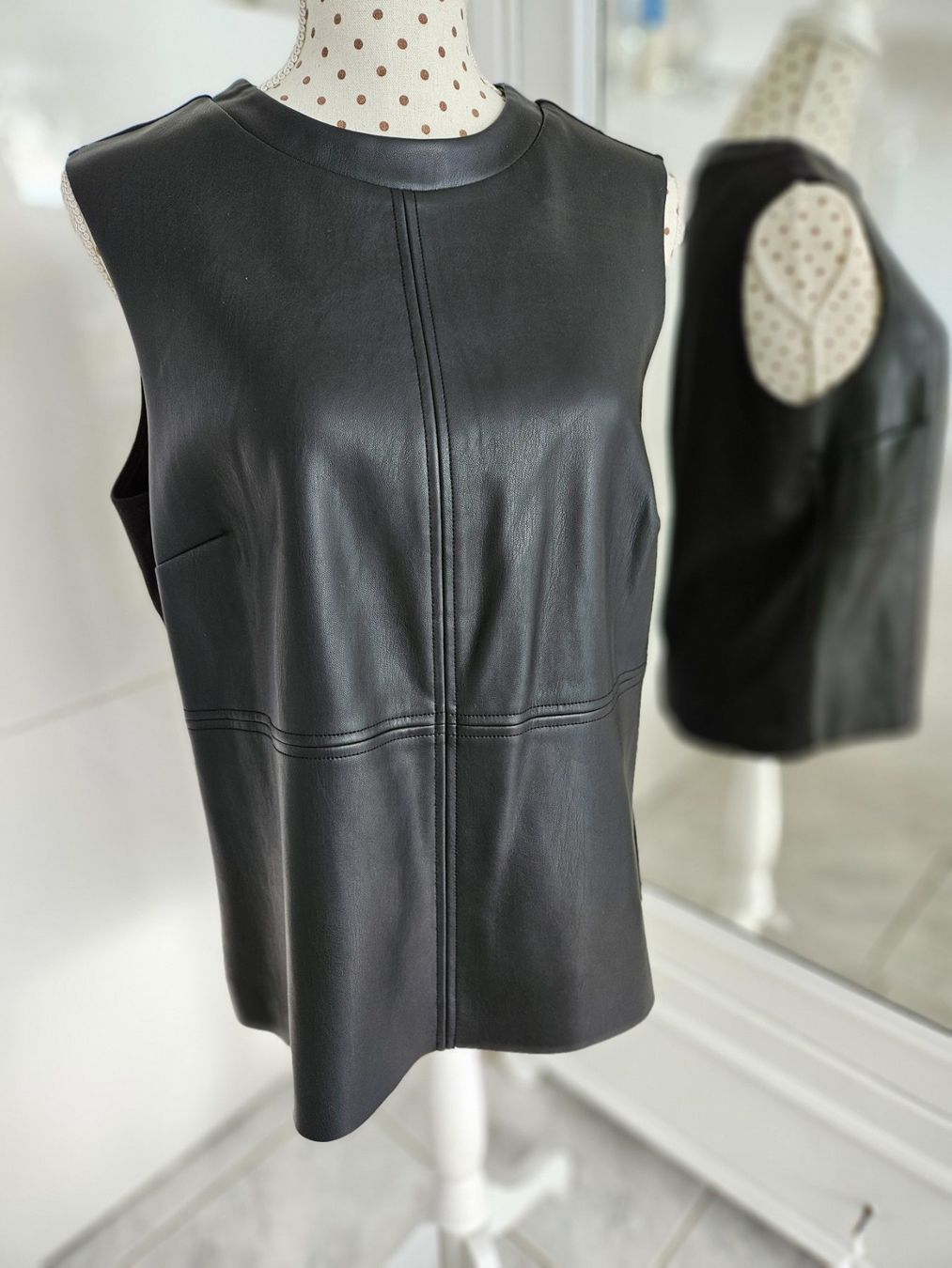 C&A Tops: Top Bluse Grösse 40 L Lederlook Kunstleder Oberteil – Gebraucht aus Gossau ZH von fashiontwo