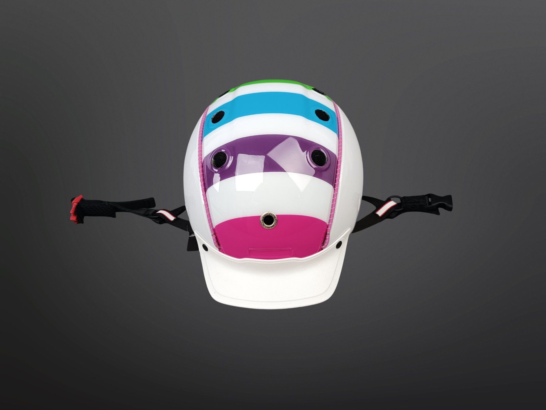Helme: CASCO Mini 2 Kindervelohelm Gr. XS Regenbogen – Neu (gemäss Beschreibung) aus Suhr von Restwert_Suhr