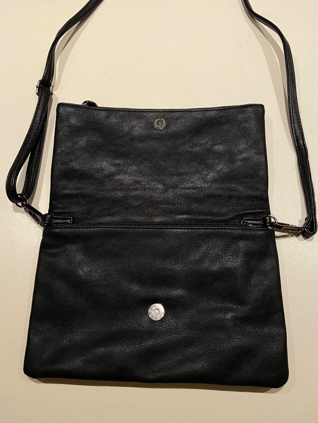Hallhuber Borse da donna: Hallhuber Handtasche schwarz Kunstleder – Nuovo (secondo la descrizione) da Felsberg venduto da Riggel 3